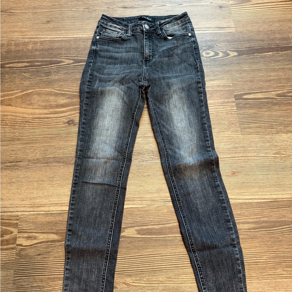 Gray/black faded Judy Blue skinnies